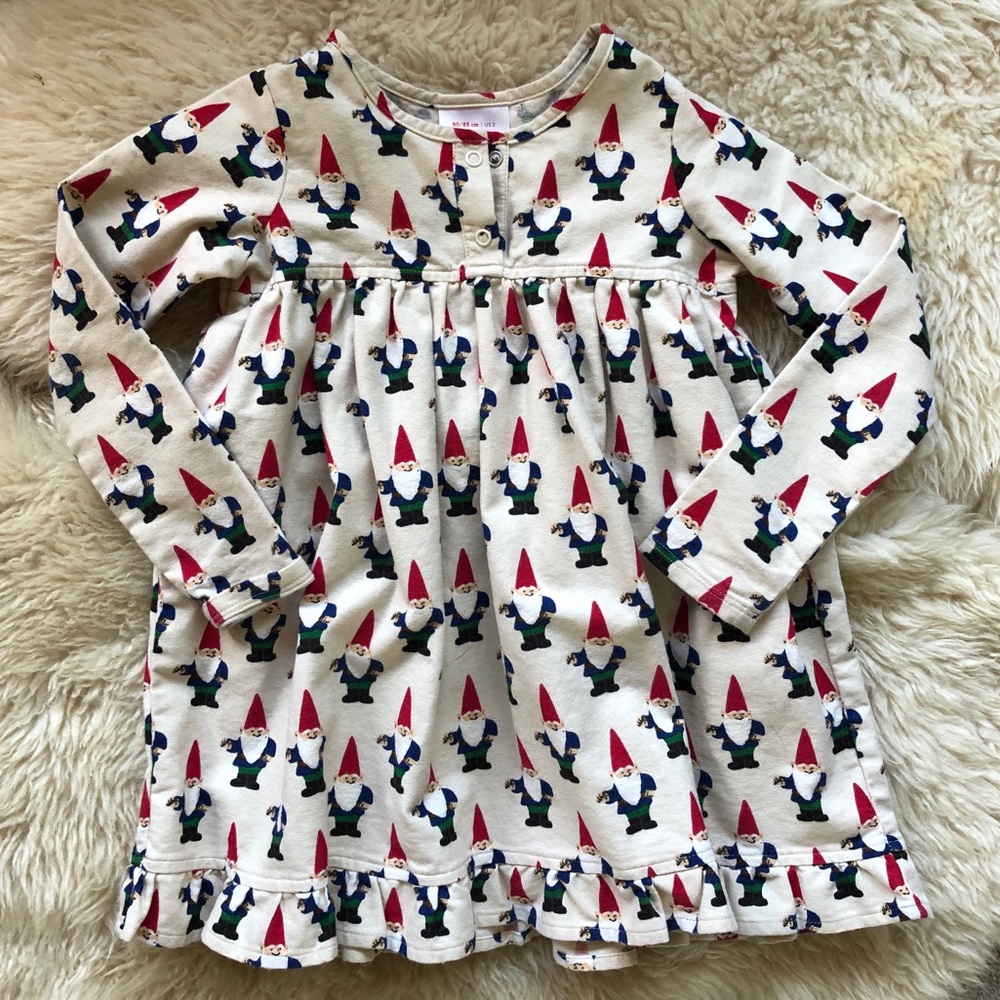 Hanna Andersson Flannel Nightgown/Dress, Gnome